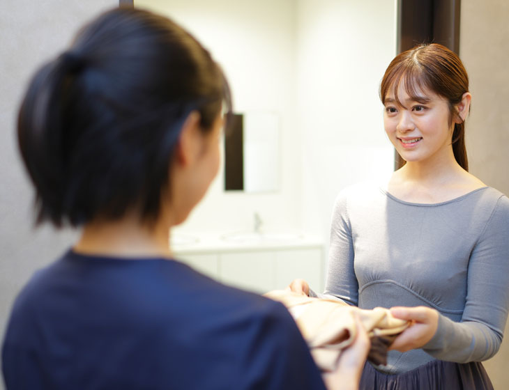 女性専用の健診スペース完備
